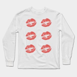 Kisses Print Long Sleeve T-Shirt